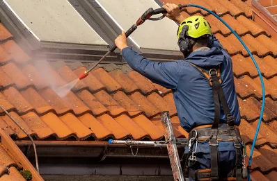 Démoussage et hydrofuge de toiture à Pont-l'Abbé-d'Arnoult